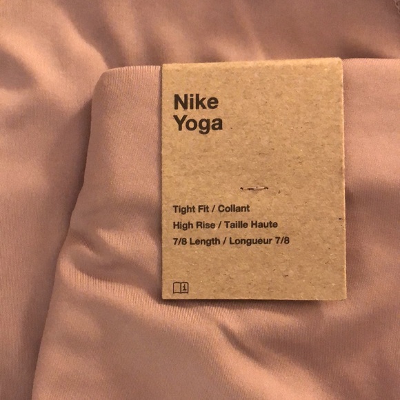 NWT [Nike] DrI-Fit Tight Fit High Rise 7/8 Length Training Yoga Pants Plus Sz 1X - Picture 9 of 13
